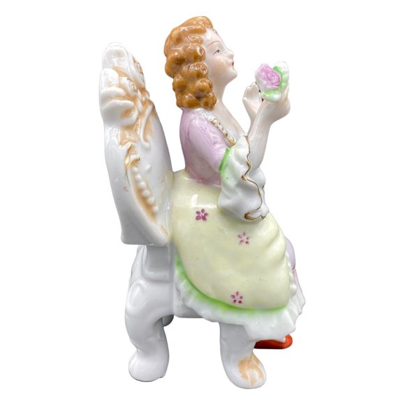 Vintage Hand Painted Andrea Victorian Figurine Q75A, Q75B - Picture 7 of 16